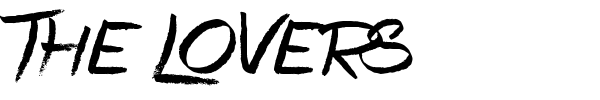 The Lovers font preview